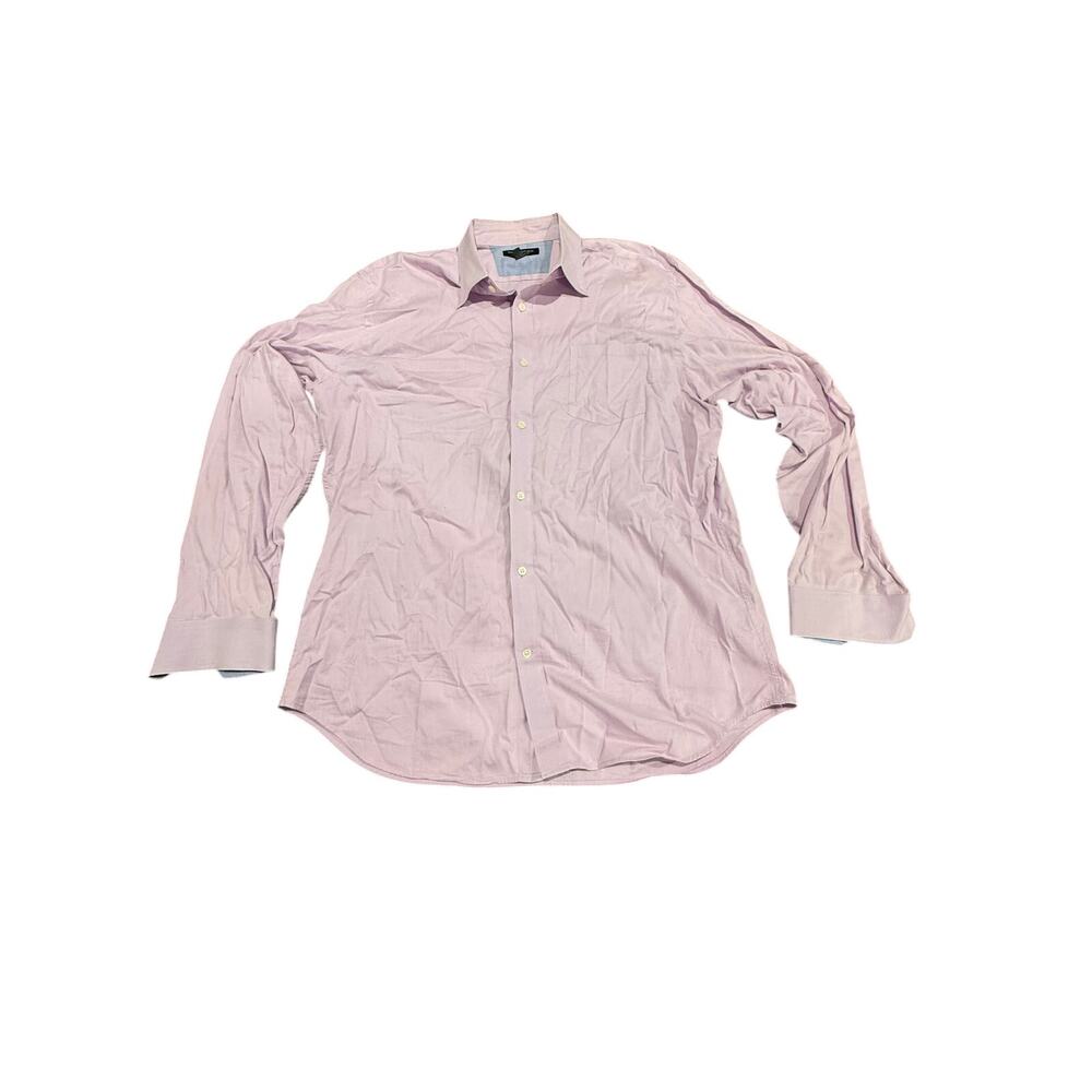 Banana Republic Men's Soft Wash Slim Fit Long Sleeve Button Up Shirt XL Lilac